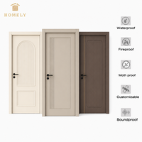 Porte en bois moderne en mélamine pour hôtel, chambre et intérieur de maison