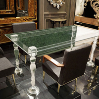 Moderne Acryl Clear Recta ngle Esstisch Wohn möbel für den Hotel gebrauch für Anlässe von Hochzeit gemacht