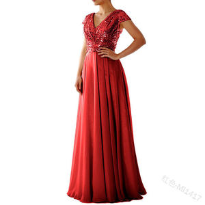 Vestidos <span class=keywords><strong>de</strong></span> <span class=keywords><strong>dama</strong></span> <span class=keywords><strong>de</strong></span> <span class=keywords><strong>honor</strong></span> para boda, traje largo con cuello en V, lentejuelas, gasa, patchwork, novedad <span class=keywords><strong>de</strong></span> 2023, venta al por mayor - Product Image 6