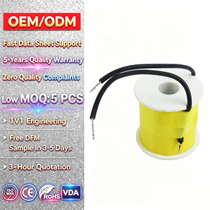 Bobine à noyau d'air à <span class=keywords><strong>fil</strong></span> plat à faible ESR et haute efficacité pour alimentation électrique – Vente en gros - Product Image 1