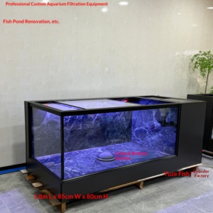 <span class=keywords><strong>Aquarium</strong></span> sur pied ultra-clair <span class=keywords><strong>en</strong></span> verre, grand et moyen, à cinq lignes, ultra-blanc, léger, pour l'observation des Koi et des Arowana - Product Image 3