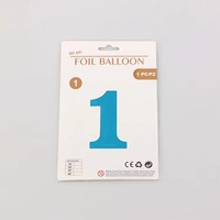 Ballons Chiffres Géants en Aluminium de 40 Pouces Emballés Individuellement (0-9) – Joyeux Anniversaire, Mariage, Décorations de Fête, Grandes Figures, Globos
