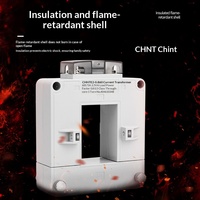Transformateur Chint NLH2 à mécanisme de fixation rapide de type ouvert, haute précision, basse tension 220V AC, classe de mesure de courant 0.5, trois phases 50Hz