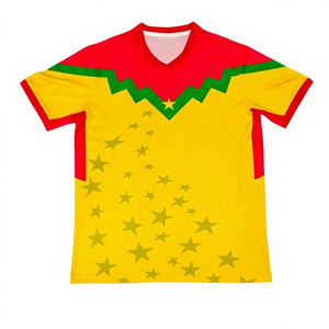 เสื้อฟุตบอลแอฟริกาคัพ บูร์กินาฟาโซ ลายเบอร์ทรานด์ ตราโอเร กุสตาโว ซางาเร่ เอ็ดมอนด์ ทัปโซบา ผลิตด้วยมือ เทคโนโลยีแห้งเร็ว - Product Image 4