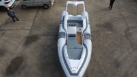 Bateaux en fibre de verre 5,8 m à coque en V profond haute vitesse, bateaux pneumatiques semi-rigides (RIB) 580