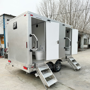 High Quality Bathroom Trailer Algeria Portable <strong>Toilet</strong> Mobile Dixi Wc Trailer Restroom <strong>Jet</strong> <strong>Spray</strong> for Camping for Wholesale - Product Image 2