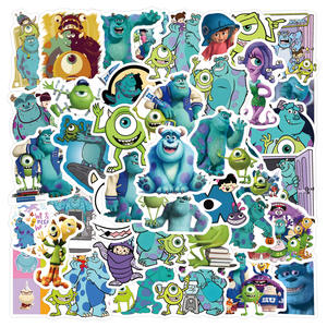60 autocollants graffiti Monsters Inc, autocollants imperméables DIY pour skateboard, bagages, personnalisés - Product Image 1