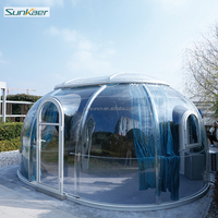 Sunkaer Maison à bulles antirouille, UV, pluie et neige Tentes dôme de glamping d'hiver gonflables et personnalisées Igool Maisons dôme préfabriquées