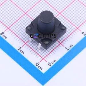 K2-1841DP-Q4SW-02 Tactile Switch Through hole Component (THT)-4P,12x12mm Switch 2.5N Through Hole 12mm 12mm - Product Image 1