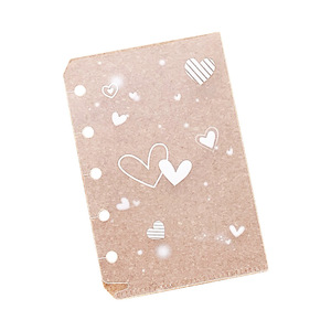 A8 M5 PVC không thấm nước năm lỗ Chất kết dính túi bên trong giá rẻ thời trang trong suốt chất kết dính Set PP bên trong trang - Product Image 6