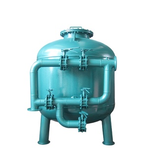 Carbon Steel PN10 Quartz Sand Pressure Filter for <strong>River</strong> and Waste Water Treatment - Product Image 3