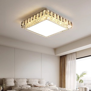 Control remoto araña de techo de cristal iluminación superficie montada Luz de techo led para dormitorio - Product Image 2