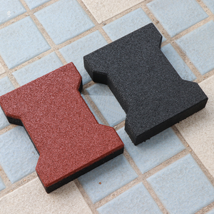 Tuiles en <span class=keywords><strong>caoutchouc</strong></span> recyclé, tuiles en <span class=keywords><strong>caoutchouc</strong></span> à emboîtement, briques en <span class=keywords><strong>caoutchouc</strong></span> pour allées extérieures, pavés pour trottoirs - Product Image 2