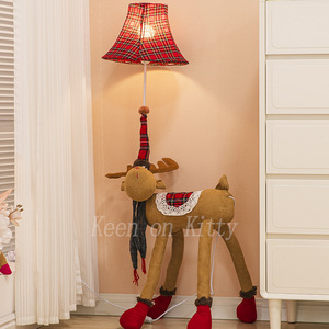 Dễ thương phim hoạt hình con hươu cao cổ Bambi sư tử Đèn sàn thứ ba bánh biến bầu không khí ấm áp siêu mềm sang trọng PP bông điền cho phòng ngủ - Product Image 4