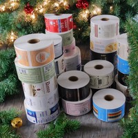 Étiquettes de flacons cosmétiques personnalisées imperméables avec impression offset