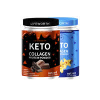 Lifeworth-boissons au collagène keto, saveur de chocolat, produits en poudre de protéines sous label privé