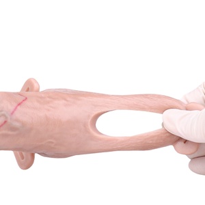 FAAK Funda para Pene con Correa y Anillo de Silicona, Dildo Realista Portátil, Juguetes Sexuales Masculinos, Anillo Extensor de Pene, Funda para Pene para Hombres - Product Image 6