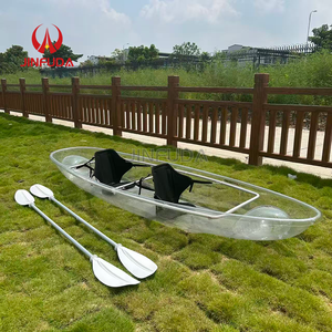 Canoë transparent <span class=keywords><strong>2</strong></span> <span class=keywords><strong>places</strong></span>, kayak transparent pour activités nautiques <span class=keywords><strong>en</strong></span> plein air - Product Image 3