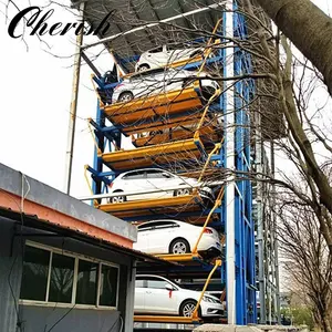 Sistema de estacionamento carrosel, sistema de estacionamento rotativo vertical para carros com circulação vertical