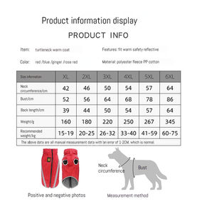 Büyük köpekler için yeni stil yansıtıcı su geçirmez köpek ceket kış giyim XL XXL boyutları Pet giysi - Product Image 6