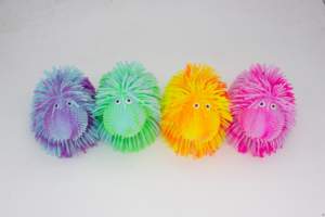 XTQ iki renk karışık tüylü kirpi köpek yenilik popüler karikatür stres yumuşak sıkmak oyuncak çocuklar için - Product Image 3