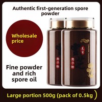 Poudre de spores de Ganoderma Lucidum de la montagne de Changbai, 250g, première pression, qualité supérieure, authentique, qualité alimentaire, réfrigérée