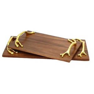 Vassoio impermeabile della caramella del cioccolato di legno solido caratteristico ed elegante usato per la decorazione di lusso della tavola - Product Image 1