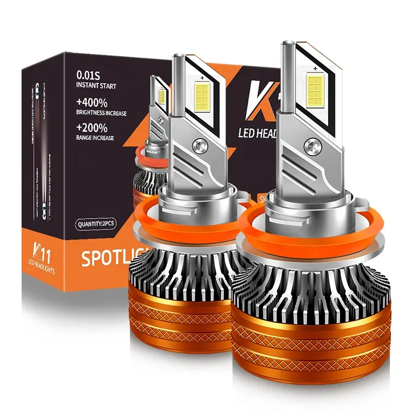Exklusiver Direkt verkauf des K11-Autoscheinwerfers 80W 16000 lm Auto-LED-Licht h7 h1 h13 9005 HB3 9006 HB4 h11 h4 LED-Scheinwerfer