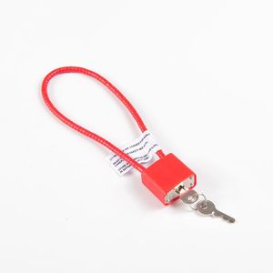Lucchetto in Acciaio Antincendio di Buona Qualità ed Economico, Cavo Rosso da 11 Pollici - Product Image 5