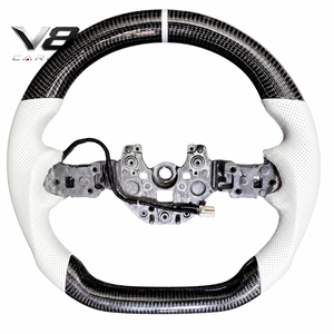 Volante in Vera Fibra di Carbonio V8carbon per Berlingo Ami <span class=keywords><strong>C3</strong></span> C4 C5 <span class=keywords><strong>Aircross</strong></span> 24+, Accessori Auto, Parti Auto, Stile Racing Personalizzato - Product Image 1