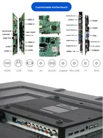 Téléviseur intelligent 4K HD OEM de 75/85/100 pouces avec un design sans bordure, langue par défaut anglaise à lancement, 16 Go intégrés