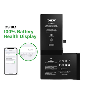 <span class=keywords><strong>Batterie</strong></span> Li-ion polymère de qualité A Deji pour <span class=keywords><strong>iPhone</strong></span> <span class=keywords><strong>11</strong></span> Pro Max, <span class=keywords><strong>batterie</strong></span> de <span class=keywords><strong>remplacement</strong></span> rechargeable pleine capacité - Product Image 1