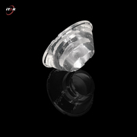 Lentilles médicales personnalisées D60*22.7MM en PMMA à surface givrée, indice de protection IP66, transmission de 90-95%, réflecteurs à angle de faisceau de 25°, LED RGB