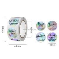 Tarjeta láser reflectante de alta viscosidad, pegatina UV impermeable para promociones de cumpleaños de vacaciones, comestibles, supermercados, exposiciones