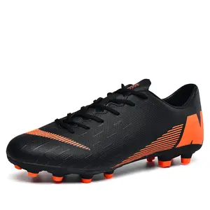 New Style High Quality Low Cut AG/FG Sole Non-slip Women's Outdoor Grass Training Soccer Football Shoes Men's Sports 210731