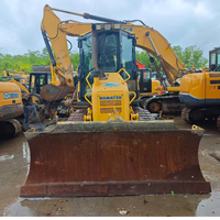 Bulldozer sur chenilles Komatsu D31 d'occasion 2017, 2500 heures, 78 CV, fabriqué au Japon, petit bulldozer avec lame PAT à vendre