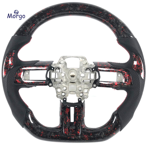 Volante Deportivo Morgo Personalizado de Fibra de Carbono y Cuero de 3 Radios y 40MM para Mustang 2015-2021 GT <span class=keywords><strong>Shelby</strong></span> Guangdong - Product Image 1