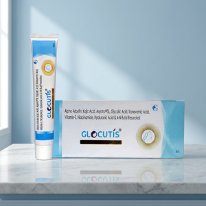 ครีมบำรุงผิวหน้า Radiant Glocutis 30 กรัม อัลฟ่า อาร์บูติน กรดโคจิก ไนอะซินาไมด์ ลดเลือนจุดด่างดำ ปรับสีผิวให้สม่ำเสมอ - Product Image 1