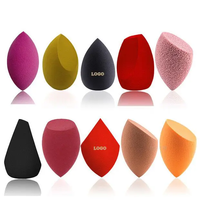 Esponjas de Maquillaje Personalizadas, Textura Suave y Fina, Ecológicas, Lavables, Esponja de Belleza Húmeda y Seca, Sin Látex, Forma de Huevo