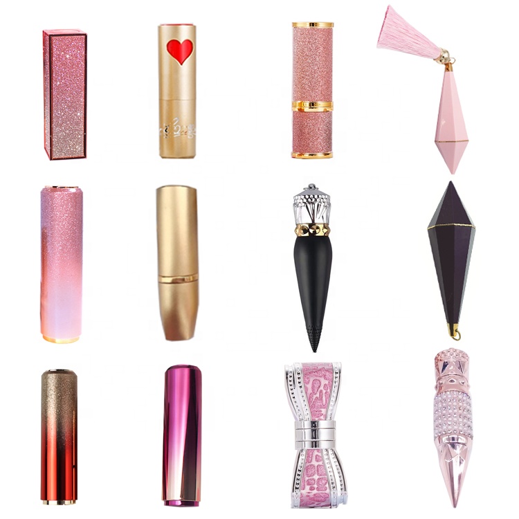 PCR трубка Горячая Распродажа 3,5g модная губная помада трубка контейнер шестиугольная красочная блестящая губная помада трубка