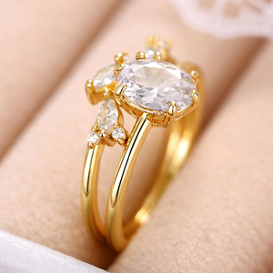 Anello Impilabile a Forma di Bocciolo di Tulipano per Donna - Product Image 5