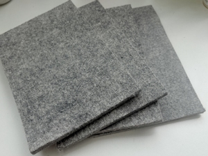 Feltro di lana grigio tedesco personalizzato 5mm 3mm di spessore tessuto Non tessuto industriale in feltro di poliestere rotolo - Product Image 4