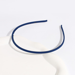 Diadema de Plástico Acrílico para Mujer, Color Sólido Morandi, Antideslizante, Diadema para Niña - Product Image 5