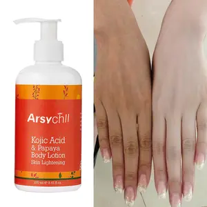 Private Label Kojic Acid Natural Formula Organic Papaya Remove Spots Skin Care Bleaching Whitening Moisture Body Lotion Cream