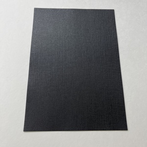 Popular Glossy Color Specialty Paper <b>A4</b> Size Greeting Cards Paper <b>Black</b> Yalian Texture Paper 120gsm - Product Image 3