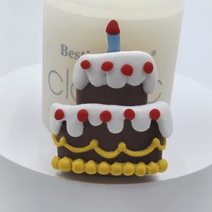 Cerámica suave decorativa para tarta de <span class=keywords><strong>feliz</strong></span> <span class=keywords><strong>cumpleaños</strong></span>, decoración para cupcakes, suministros para tartas de <span class=keywords><strong>cumpleaños</strong></span>, decoraciones para tu familia y amigos - Product Image 2