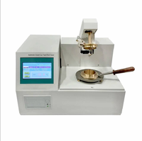Testeur automatique professionnel de point d'éclair en cuve fermée ASTM D93 avec écran tactile, capteur à résistance en platine et refroidissement par air forcé