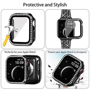 <span class=keywords><strong>Correa</strong></span> de Metal de acero inoxidable con diamantes de imitación ostentosos de lujo para <span class=keywords><strong>Apple</strong></span> <span class=keywords><strong>Watch</strong></span> Band 38 <span class=keywords><strong>40</strong></span> 41 <span class=keywords><strong>Mm</strong></span> para Iwatch Ultra 2 <span class=keywords><strong>Se</strong></span> 9 8 7 pulsera <span class=keywords><strong>Correa</strong></span> - Product Image 4