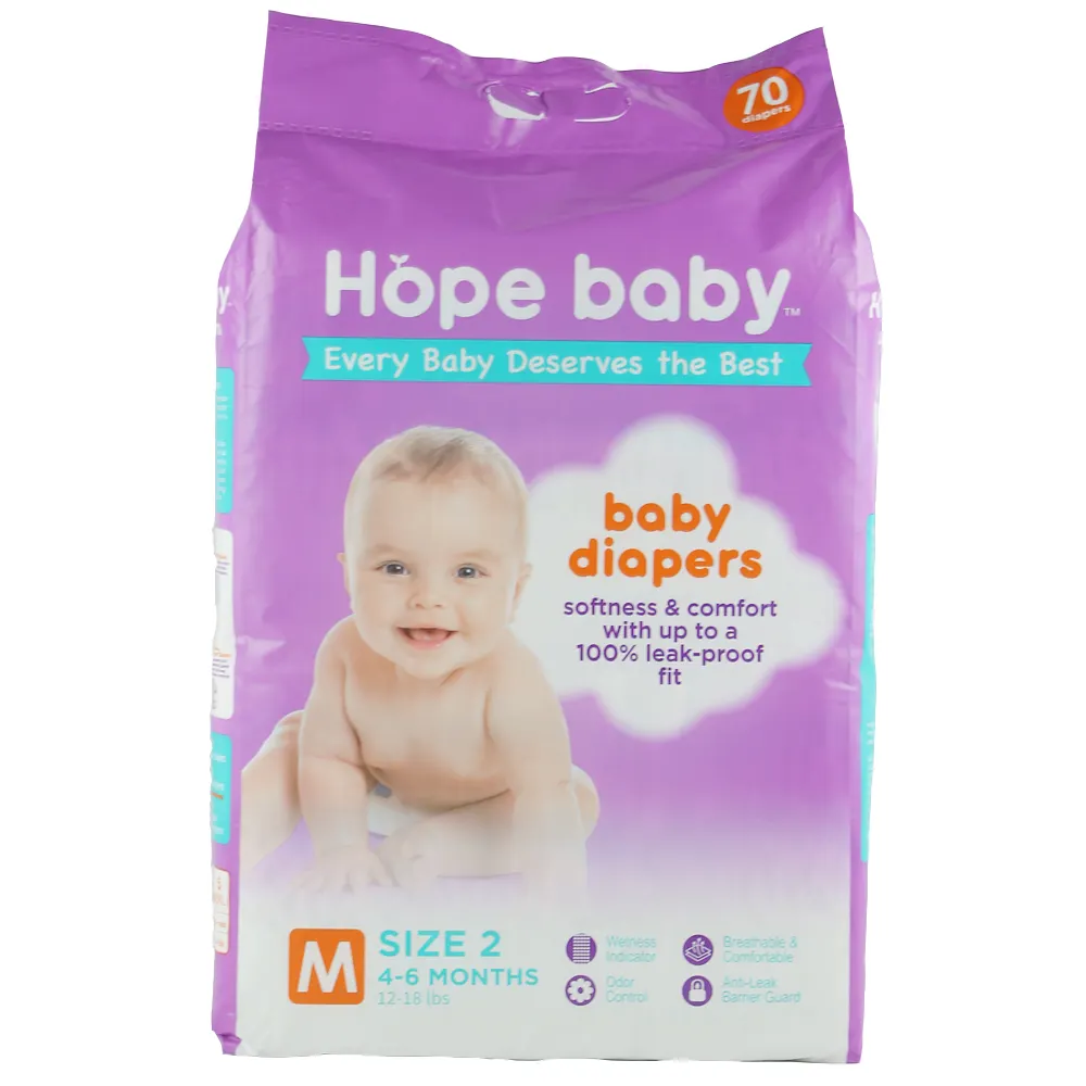 शक्ति निर्माता थोक उच्च गुणवत्ता वाले बेबी डायपर अच्छी कीमतों पर बच्चों के लिए डिस्पोजेबल नरम डायपर