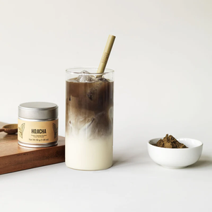 ผงลาเต้ชาเขียวคั่วออร์แกนิกญี่ปุ่น <span class=keywords><strong>houjicha</strong></span> kukicha Sencha ผสมคาเฟอีนต่ำ - Product Image 6